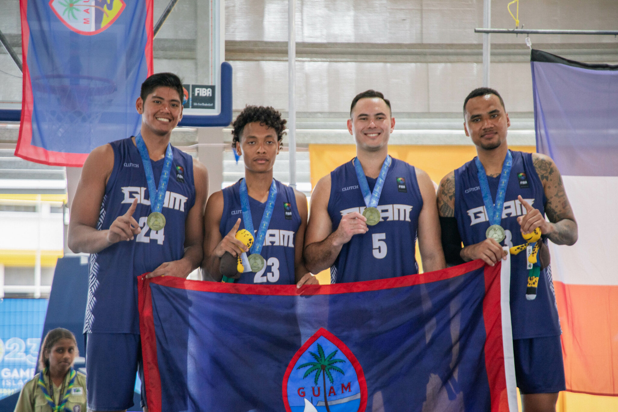Guam Wom 3x3 basketball - Tahiti won gold in the women’s competition. Photos: Jimmy Tura, Pacific Games News Service
