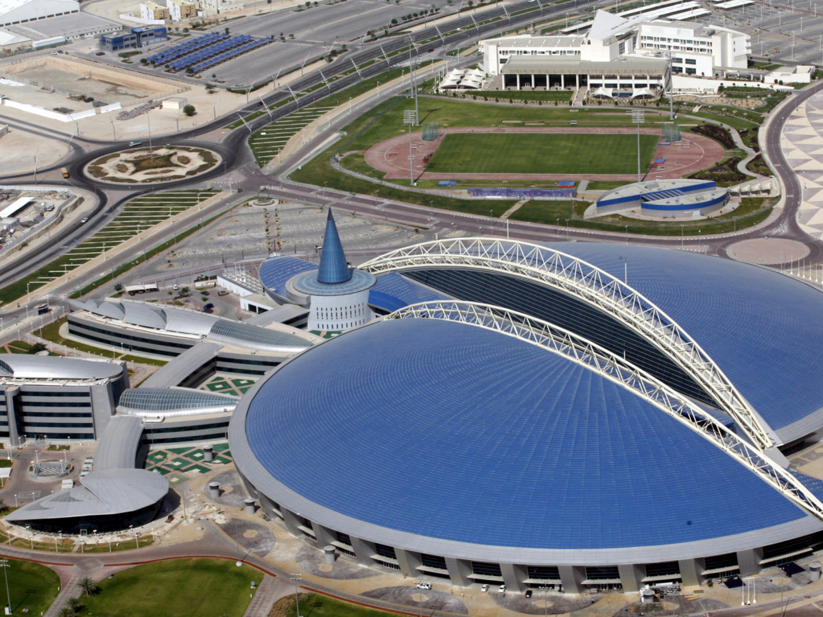 The Aspire Dome Stadium in Doha. WORLD AQUATICS- 