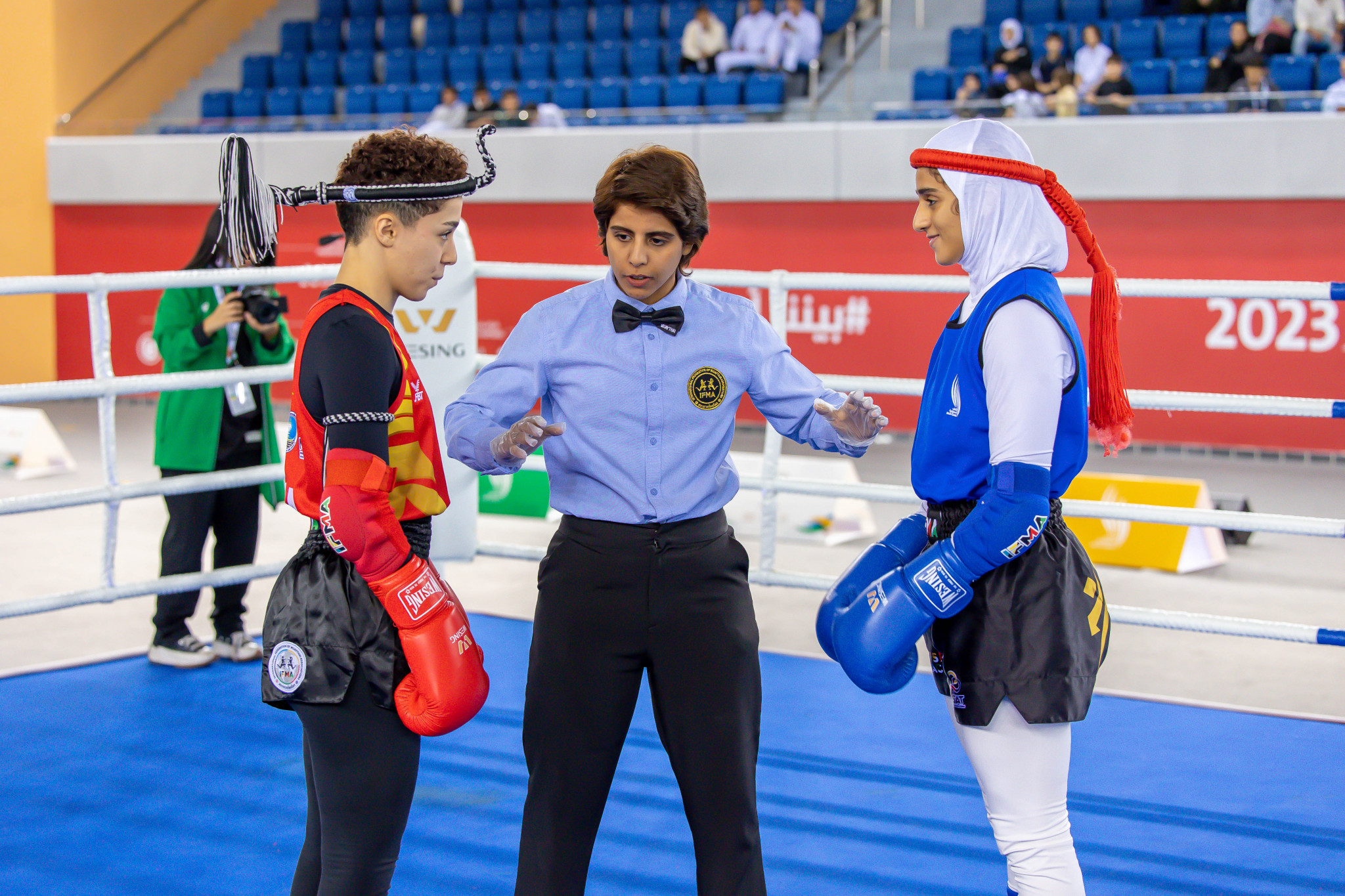 Champions crowned in men's and women’s Muay Thai in Saudi Games 2023 © Saudi Games