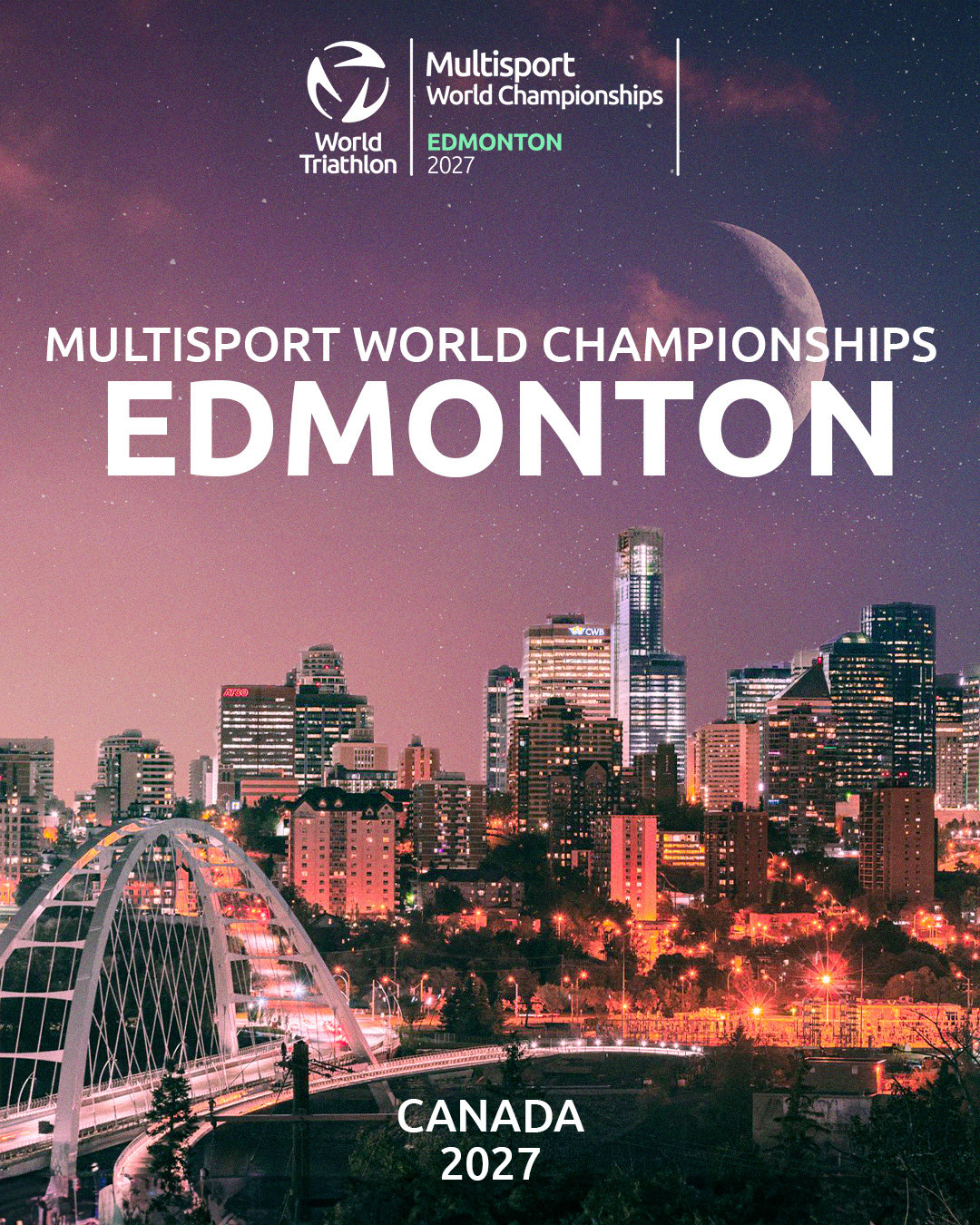 Edmonton wins bid to host 2027 World Triathlon Championships. EXPLORE EDMONTON