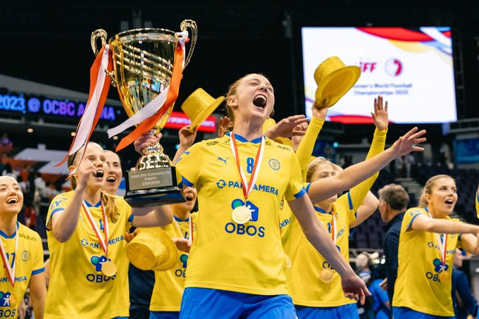 Sweden's floorball dominance remains unchallenged