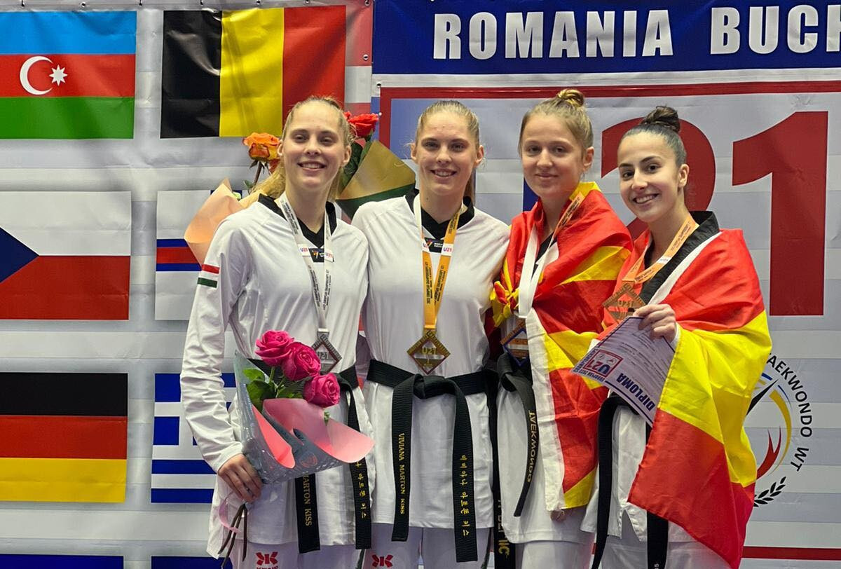 Twin sisters fight each other in the final, Spain and Türkiye won 5 gold medals in European Under 21 Championships © agyar Taekwondo Federation