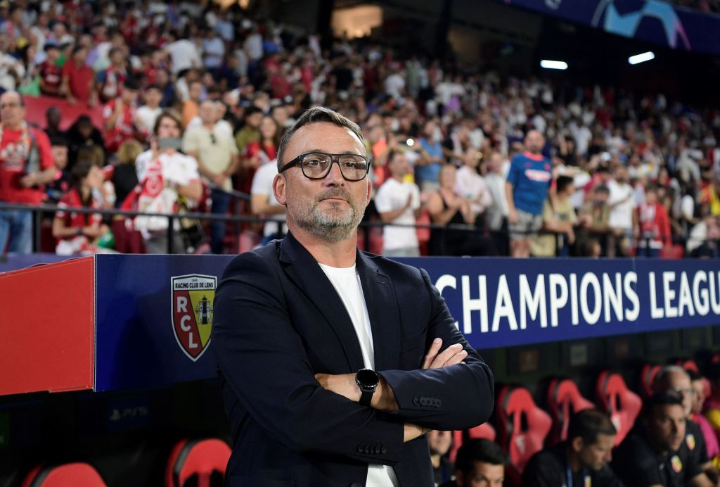 Lens' French head coach Franck Haise. © Getty Images
