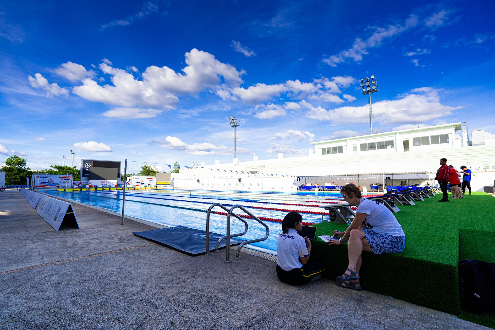 Aquatic Centre - 80th Birthday Stadium is the venue for Swimming. APSF
