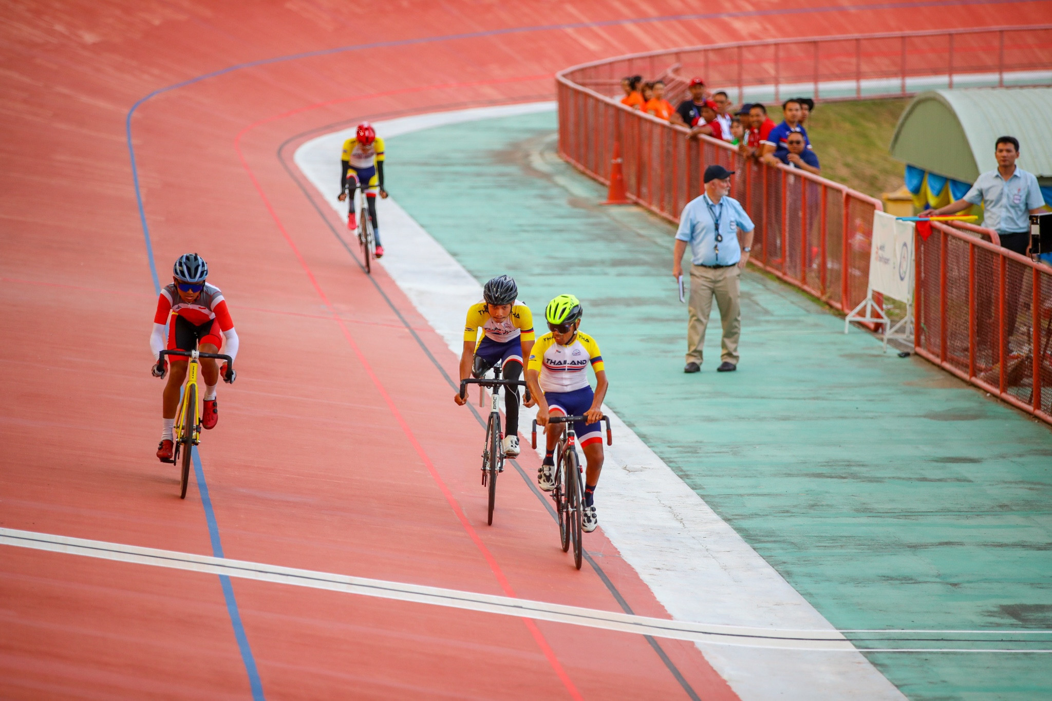 Para Track Cycling at Velodrome, 80th Birthday Stadium. APSF