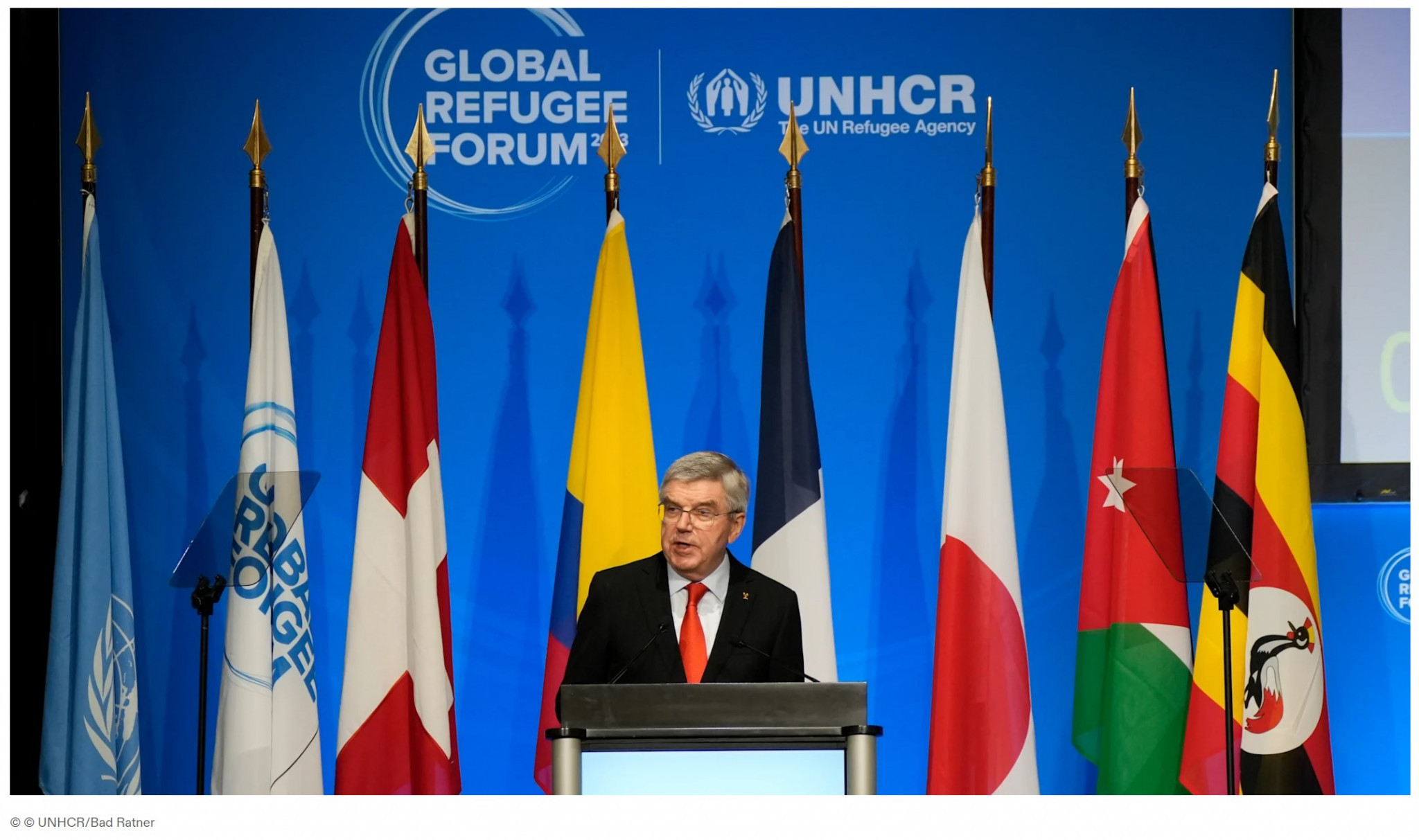 Thomas Bach defends allowing Russians and Belarusians as neutrals at Paris Olympics. UNHCR