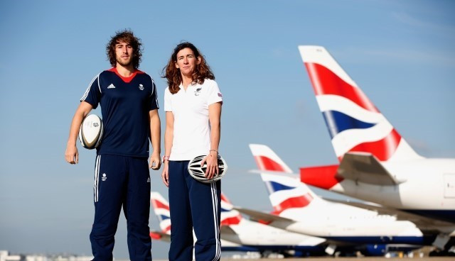 Team GB’s rugby sevens hopeful Dan Bibby (left) attended the launch event along with Melissa Reid (right), who is aiming to represent Paralympics GB in triathlon ©Getty Images