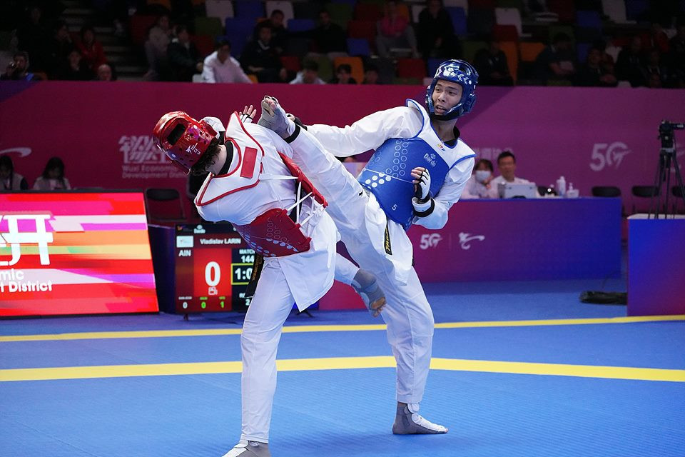 China claims two golds on opening day of the Open Qualification Tournament in Wuxi © World Taekwondo