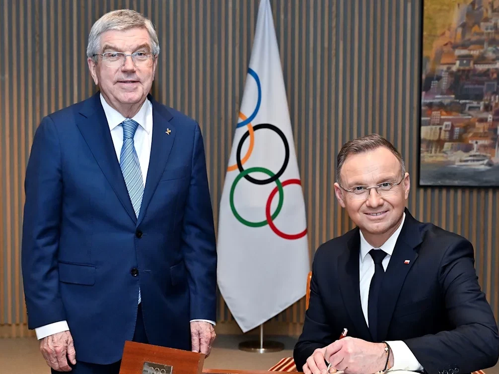 Thomas Bach hosted the President of Poland in Lausanne