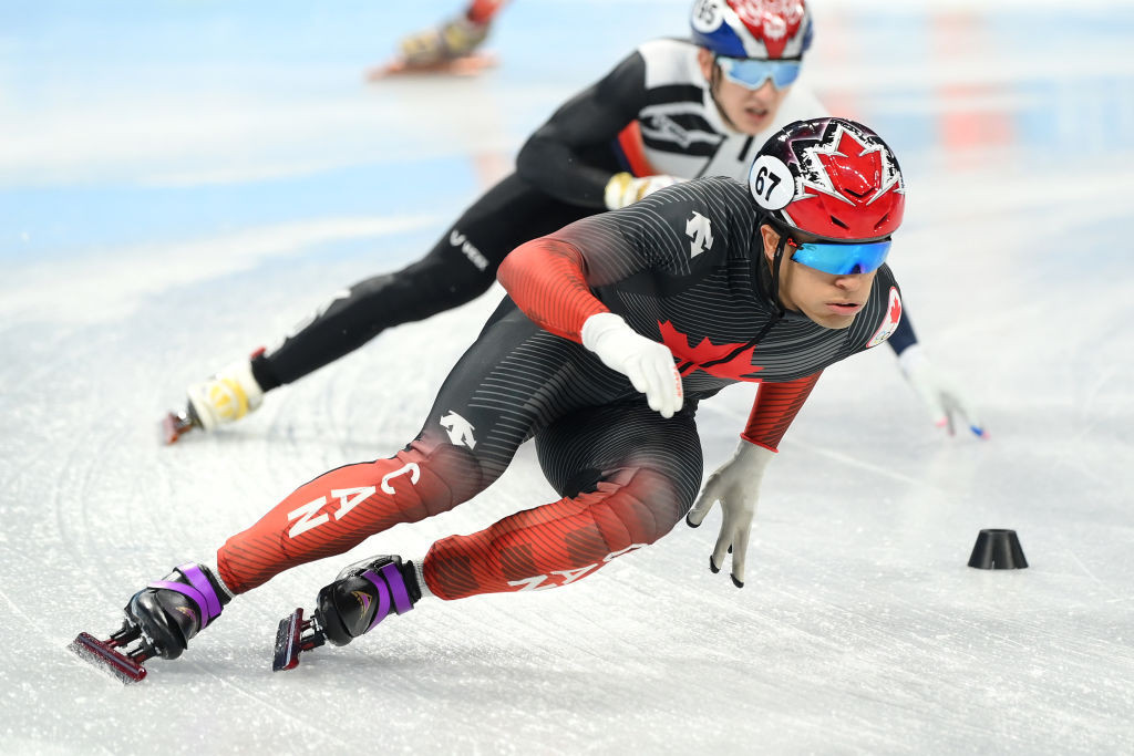 Canadian Jordan Pierre-Gilles of Team Canada at the 2022 Winter Olympics in Beijing. GETTY IMAGES