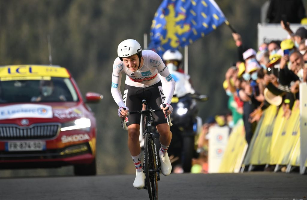 Pogacar will be running the Giro d'Italia for the first time after four participations in the Tour de France. GETTY IMAGES