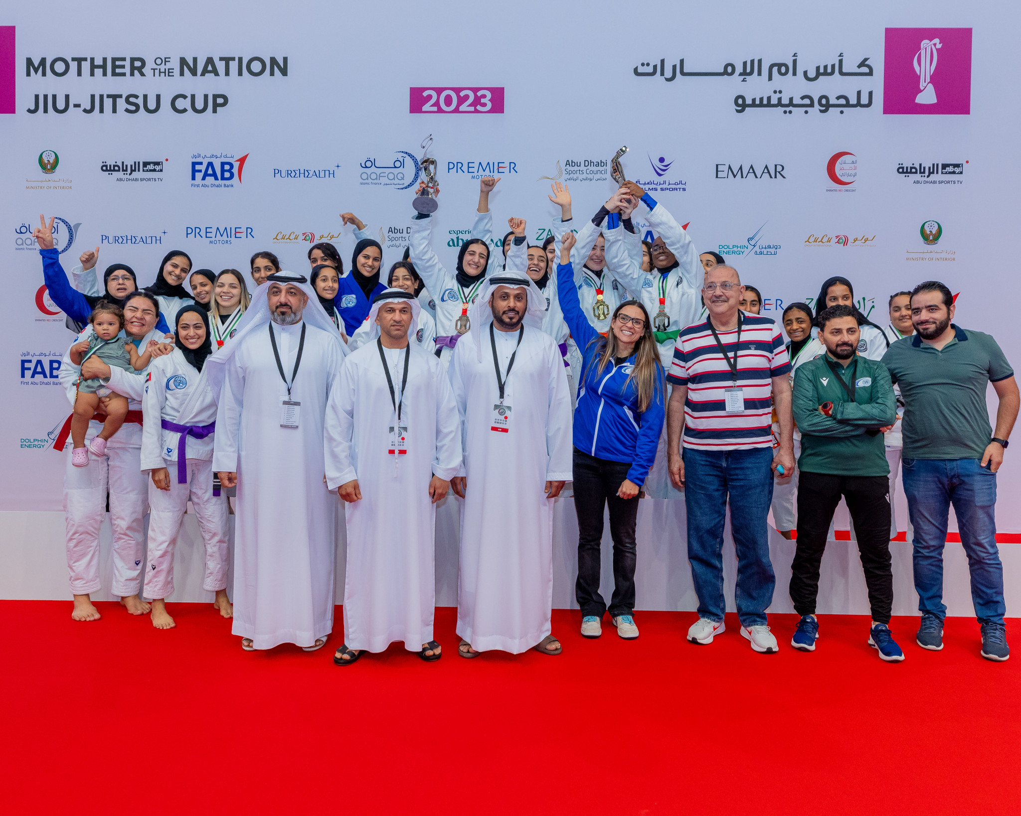Award ceremony during Mother of the Nation Cup © Action UAE