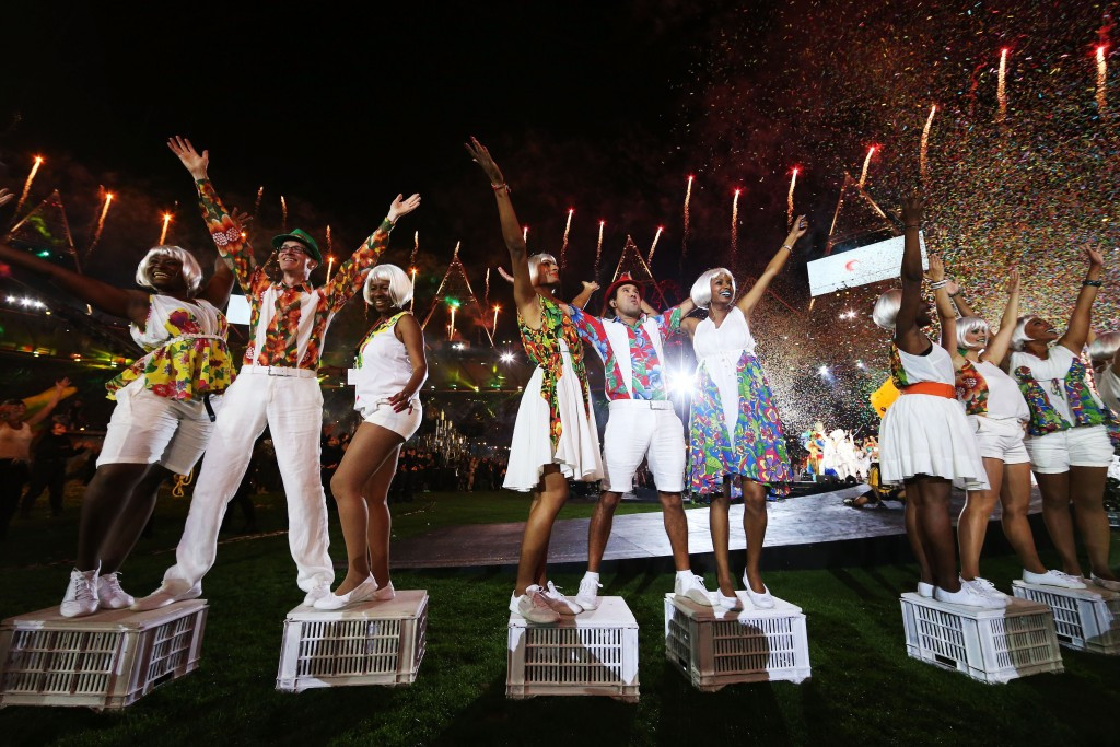 Artists representing Rio 2016 perform during the London 2012 Closing Ceremony ©Getty Images