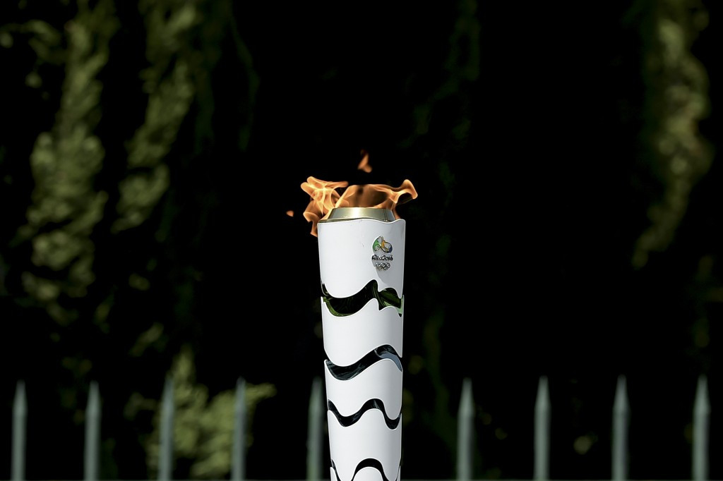 The Olympic flame for Rio 2016 is set to be located in the city centre during the Olympics ©Getty Images