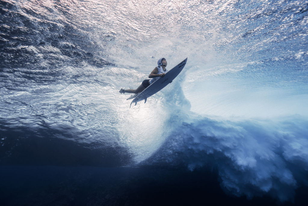 Teahupo'o will finally host the surfing event of the Paris 2024 Olympic Games. GETTY IMAGES