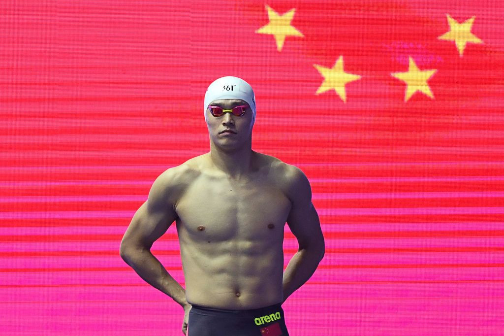 China's Sun Yang aims to return in Paris 2024. GETTY IMAGES