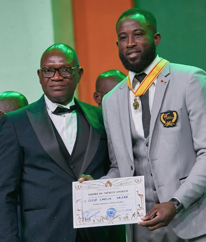 Cheick Cisse honoured in his homeland