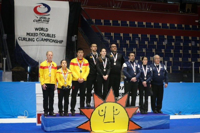 Russia claimed the World Mixed Doubles Curling Championship title after beating China in the final at the Löfbergs Lila Arena in Karlstad in Sweden ©WCF