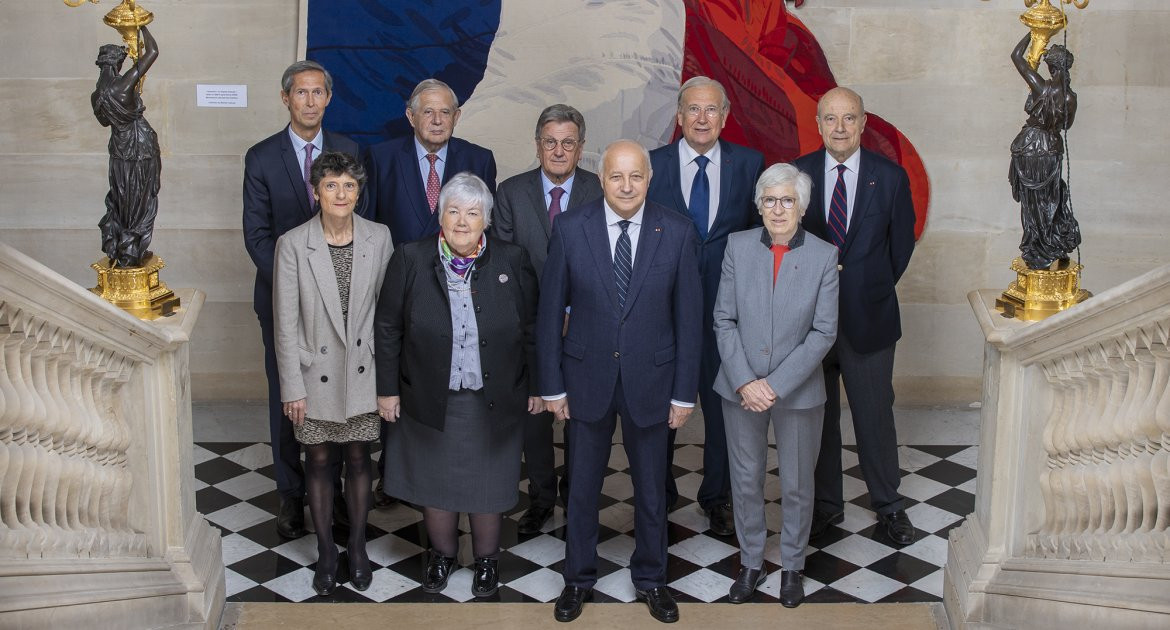 Members of the French Constitutional Council. CONSEIL CONSTITUTIONNEL