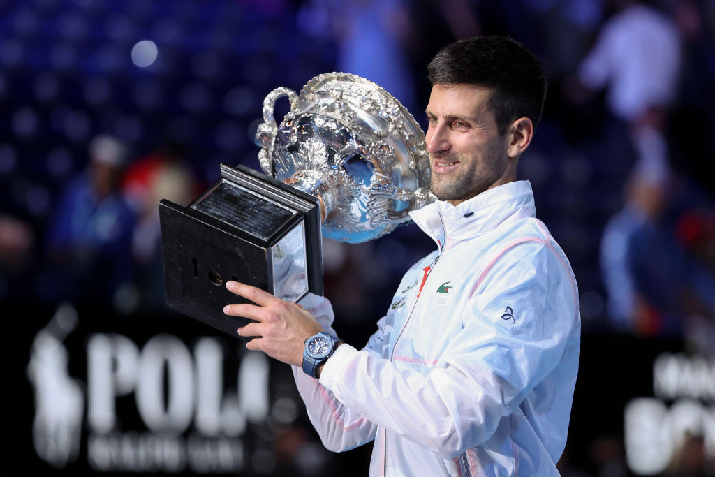 The greatest player in history, Novak Djokovic, and his tenth Australian Open. GETTY IMAGES