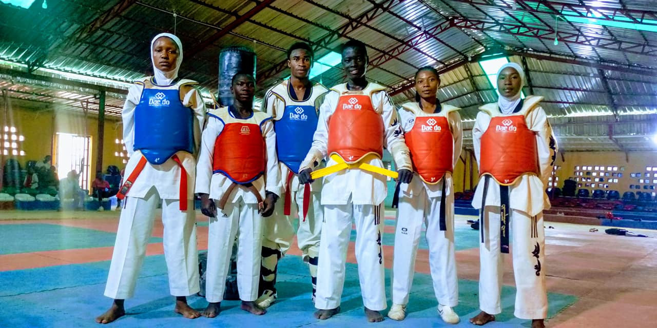 Students of Kebbi Taekwondo Academy © Kebbi Taekwondo Academy Facebook