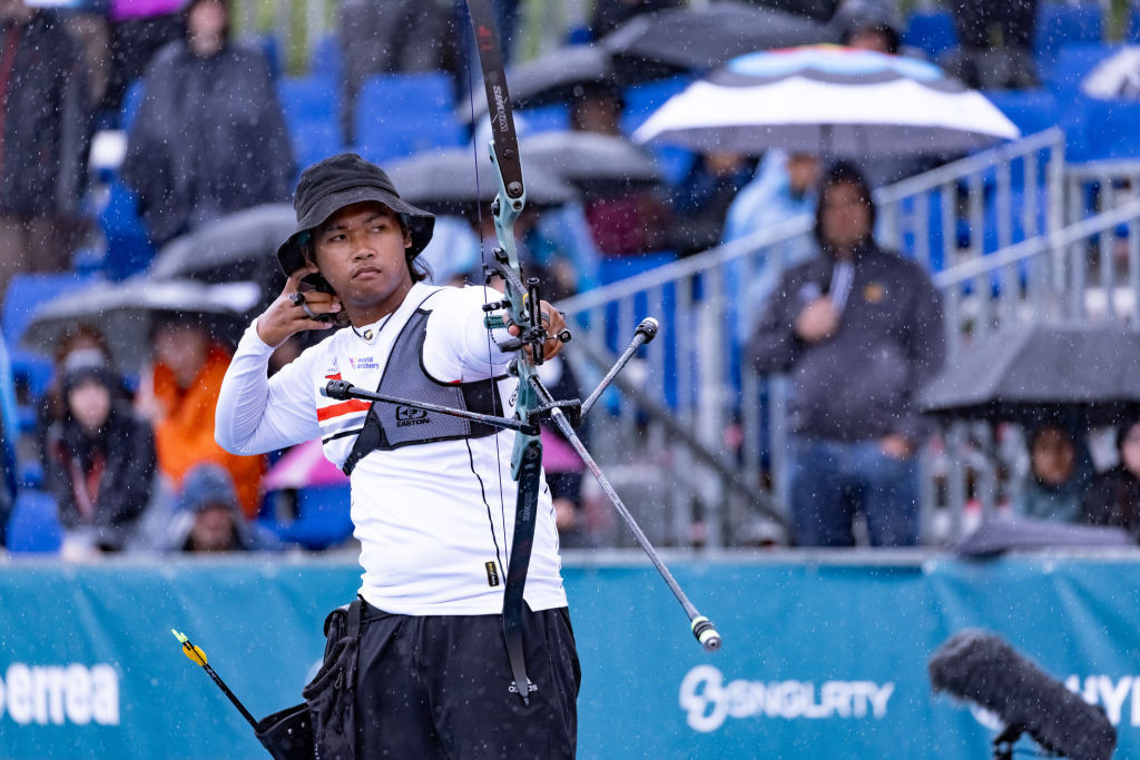 Indonesia secured two 2023 qualifying spots for Paris 2024 in archery. GETTY IMAGES