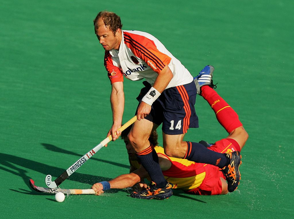 Teun de Nooijer, double Olympic gold medallist with the Netherlands. GETTY IMAGES