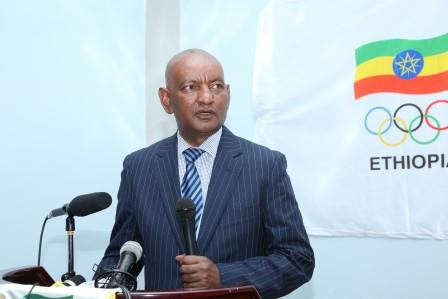 Ashebir Woldegiorgis, President of the Ethiopian Olympic Committee. EOC