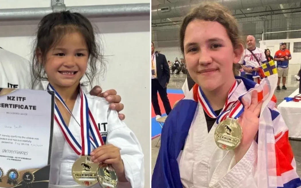 Two New Zealand sisters dominate international taekwondo competition