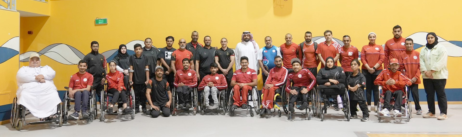 The Bahrain Paralympic Committee for the West Asian Para Games. PARALYMPIC BH