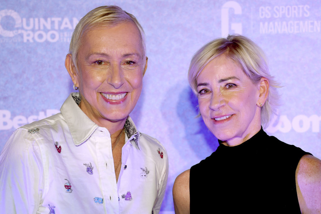 Martina Navratilova and Chris Evert have spoken out about the lack of women's rights in Saudi Arabia. GETTY IMAGES