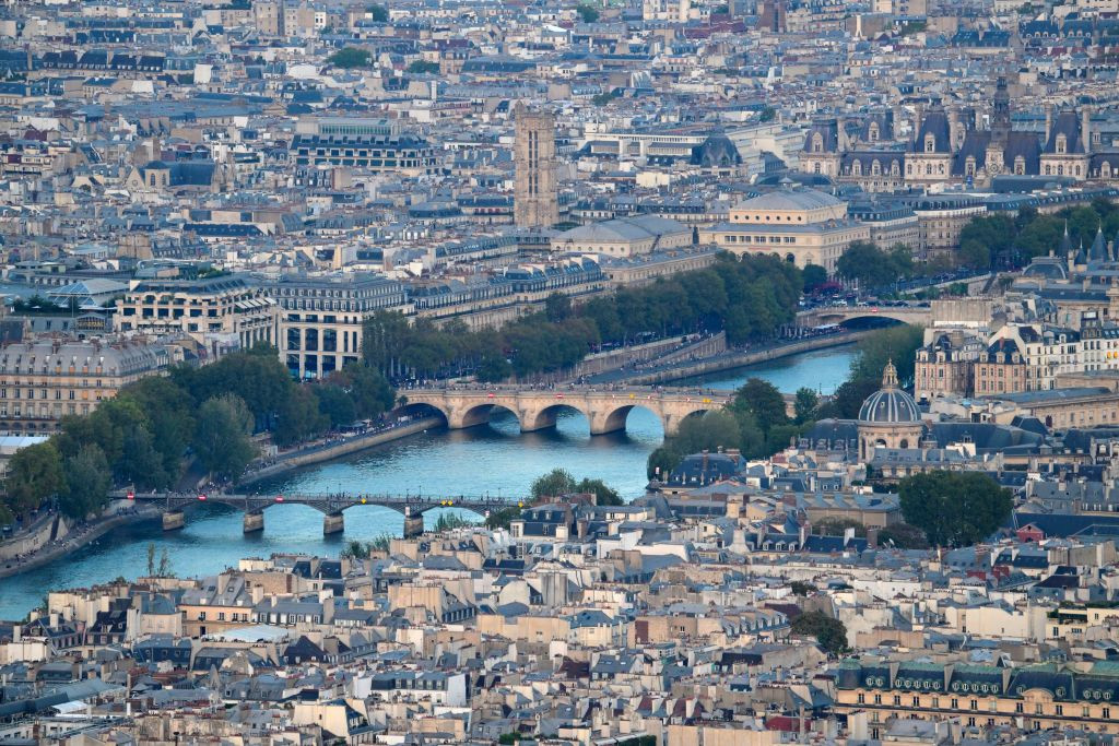 The opening ceremony over the Seine is the biggest security challenge. GETTY IMAGES