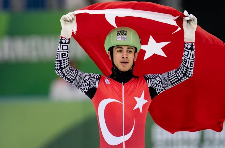 Muhammed Bozdag's silver medal was Turkey's first in the competition's history. GETTY IMAGES