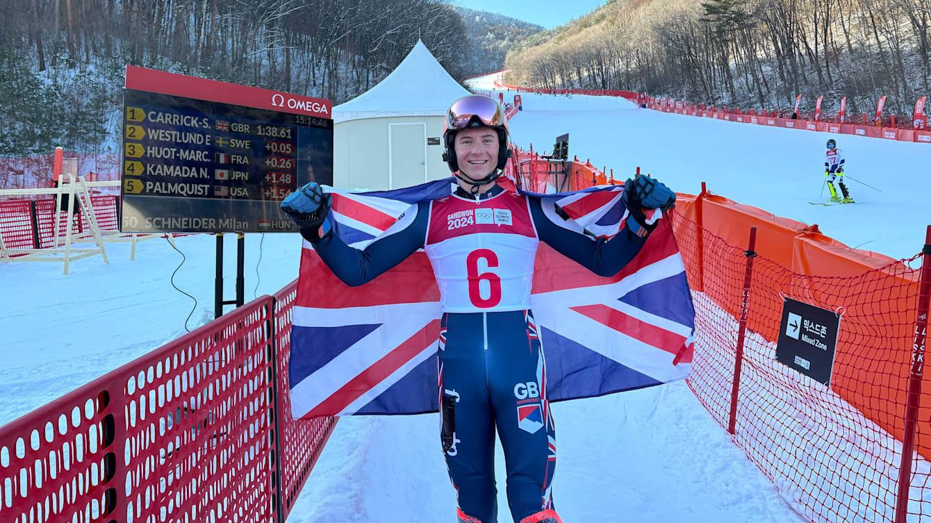 Zak Carrick-Smith makes history with his second medal in Gangwon 2024. OLYMPIC.COM