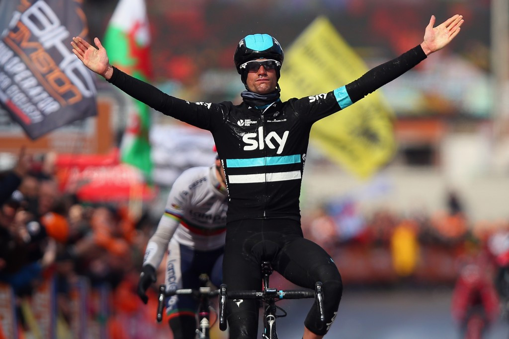 Poels earns first "Monument" victory for Team Sky with Liège–Bastogne–Liège victory