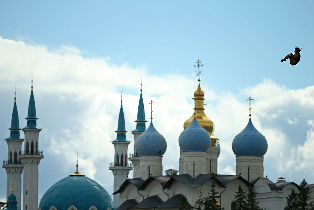 Kazan (Russia) hosted the 16th FINA World Championships in 2015. GETTY IMAGES