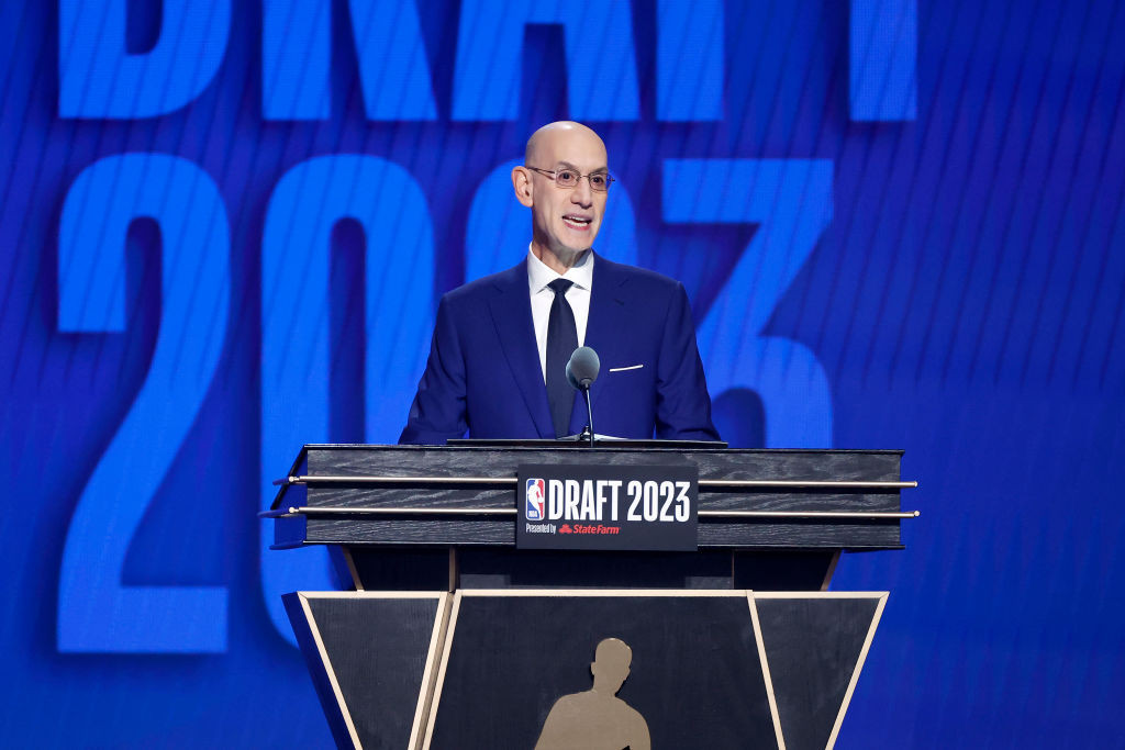 Adam Silver succeeded David Stern as commissioner of the NBA on 1 February 2014. GETTY IMAGES