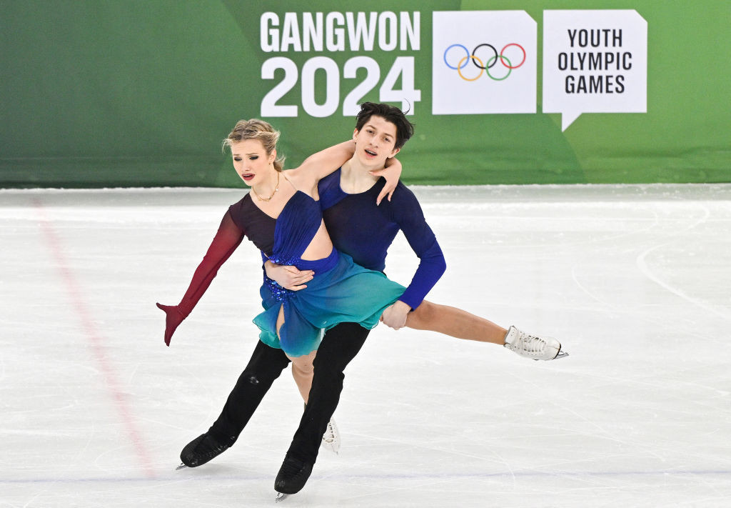 France's Ambre Perrier-Gianesini and Samuel Blanc Klaperman gave a brilliant performance. GETTY IMAGES