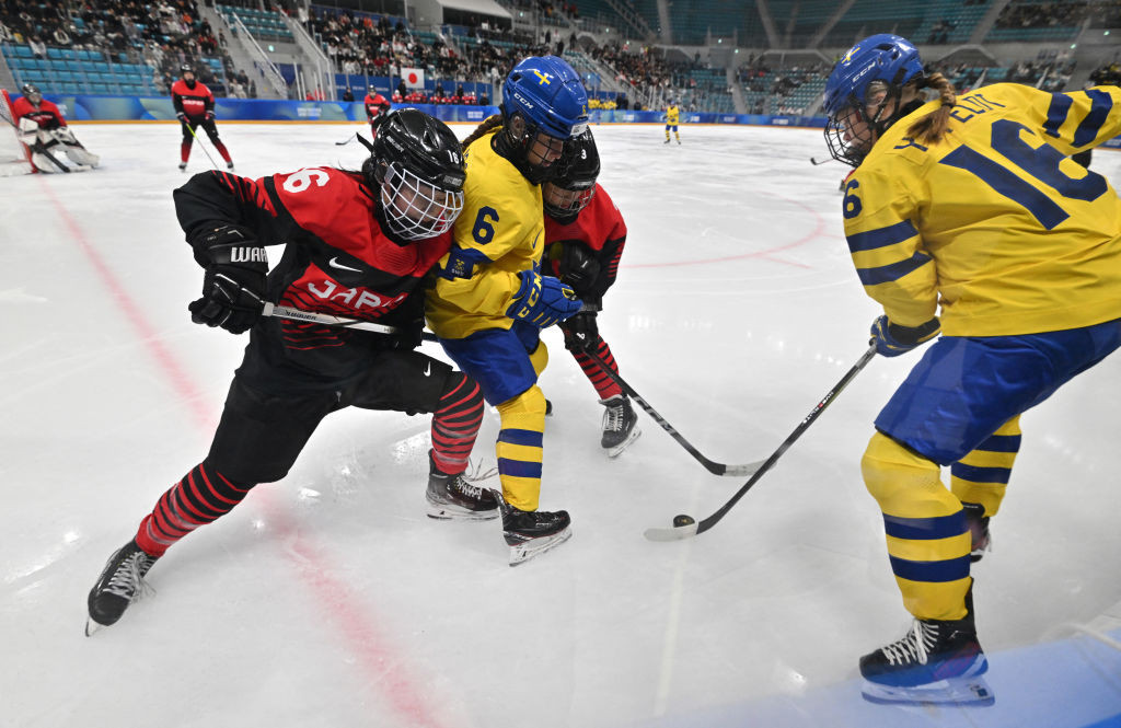 The Swedish women's team outclassed Japan in the final. GETTY IMAGES