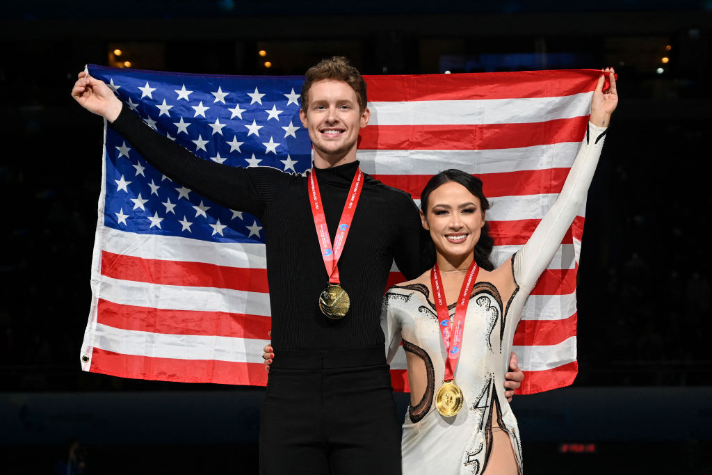 USA skaters want the 2022 gold medal ceremony at Paris 2024