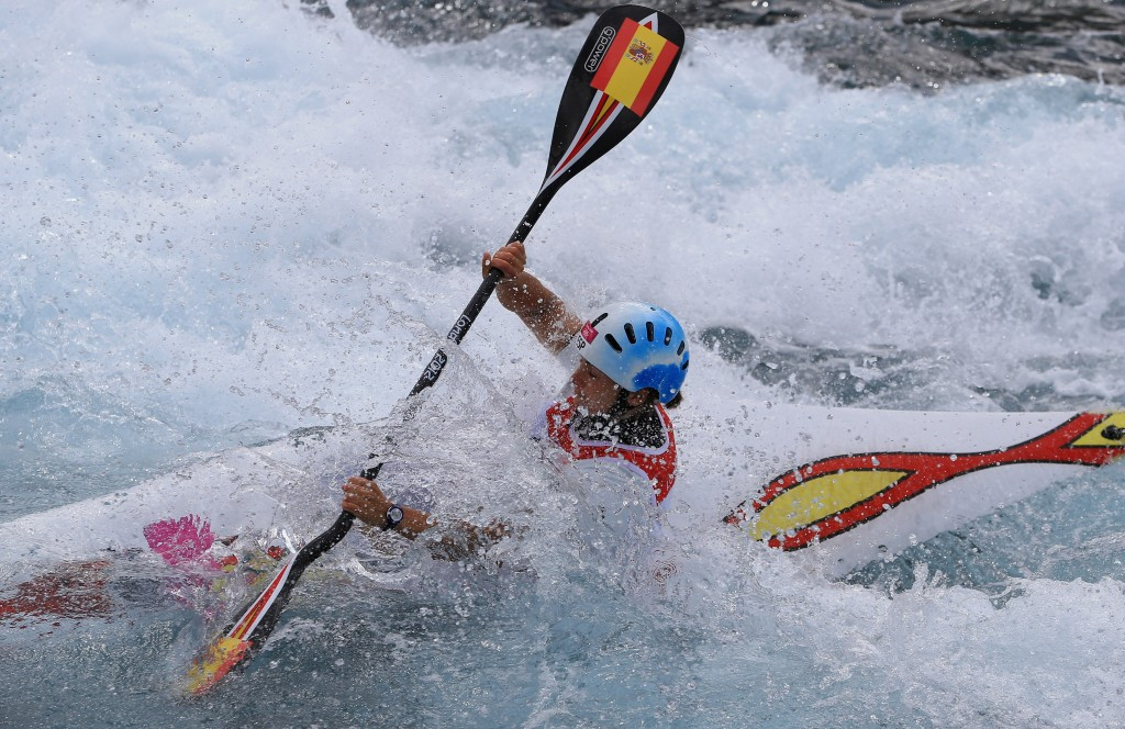 London 2012 bronze medallist Maialen Chourraut won the K1 women's canoe slalom event in Germany