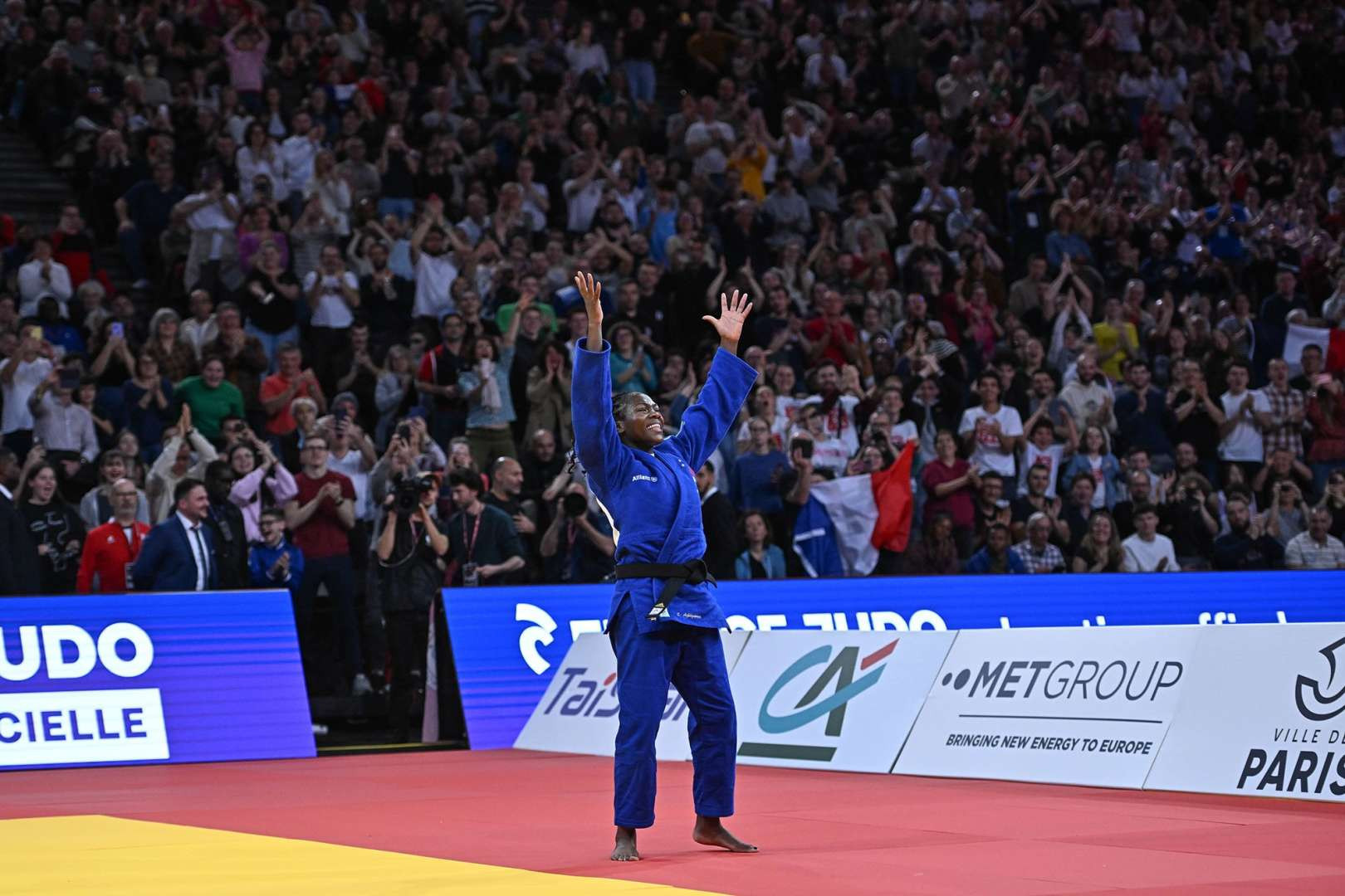 Agbegnenou takes seventh gold at Judo Paris Grand Slam 2024