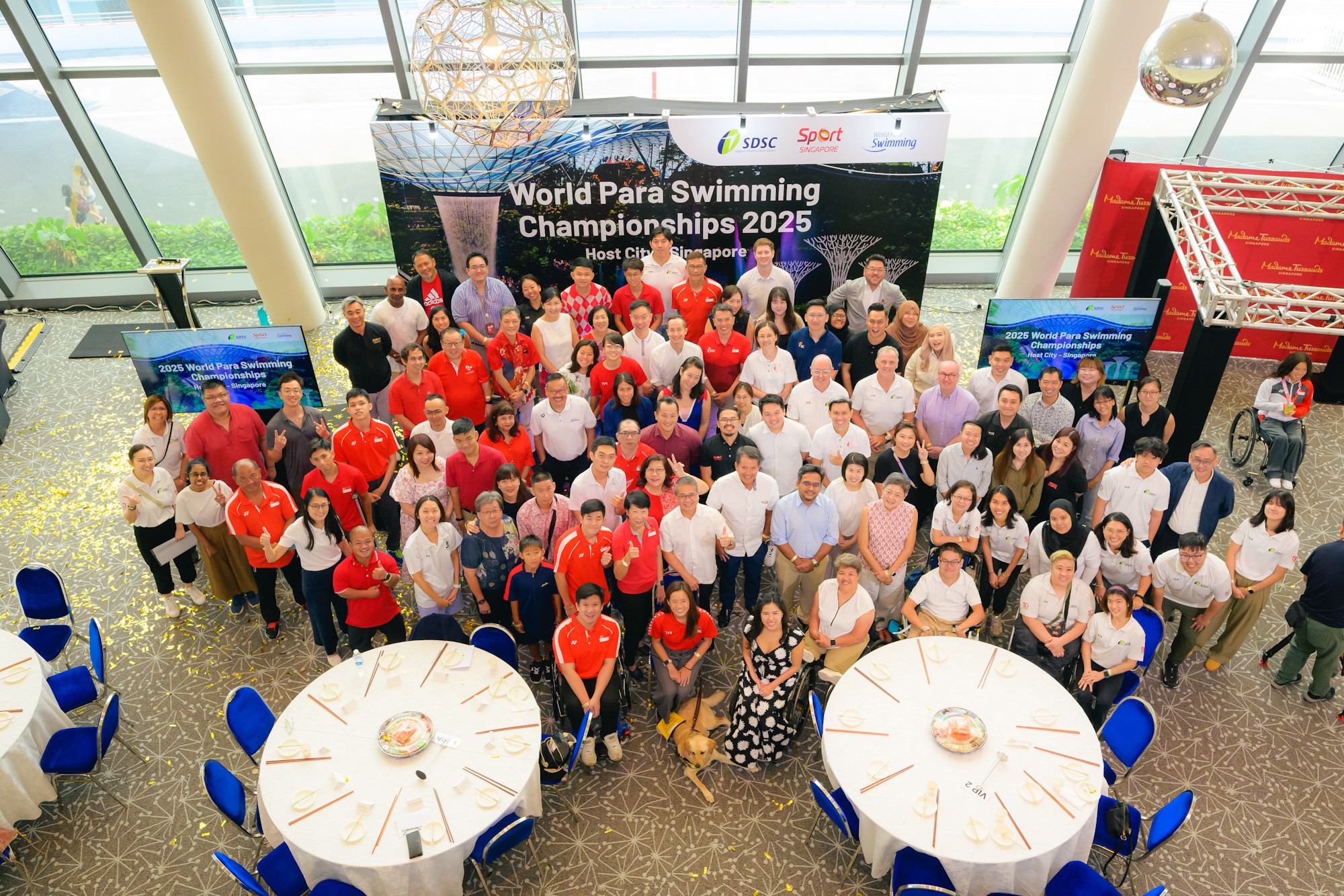 All together behind the realisation to host the World Para Swimming Championships Singapore 2025. SDSC