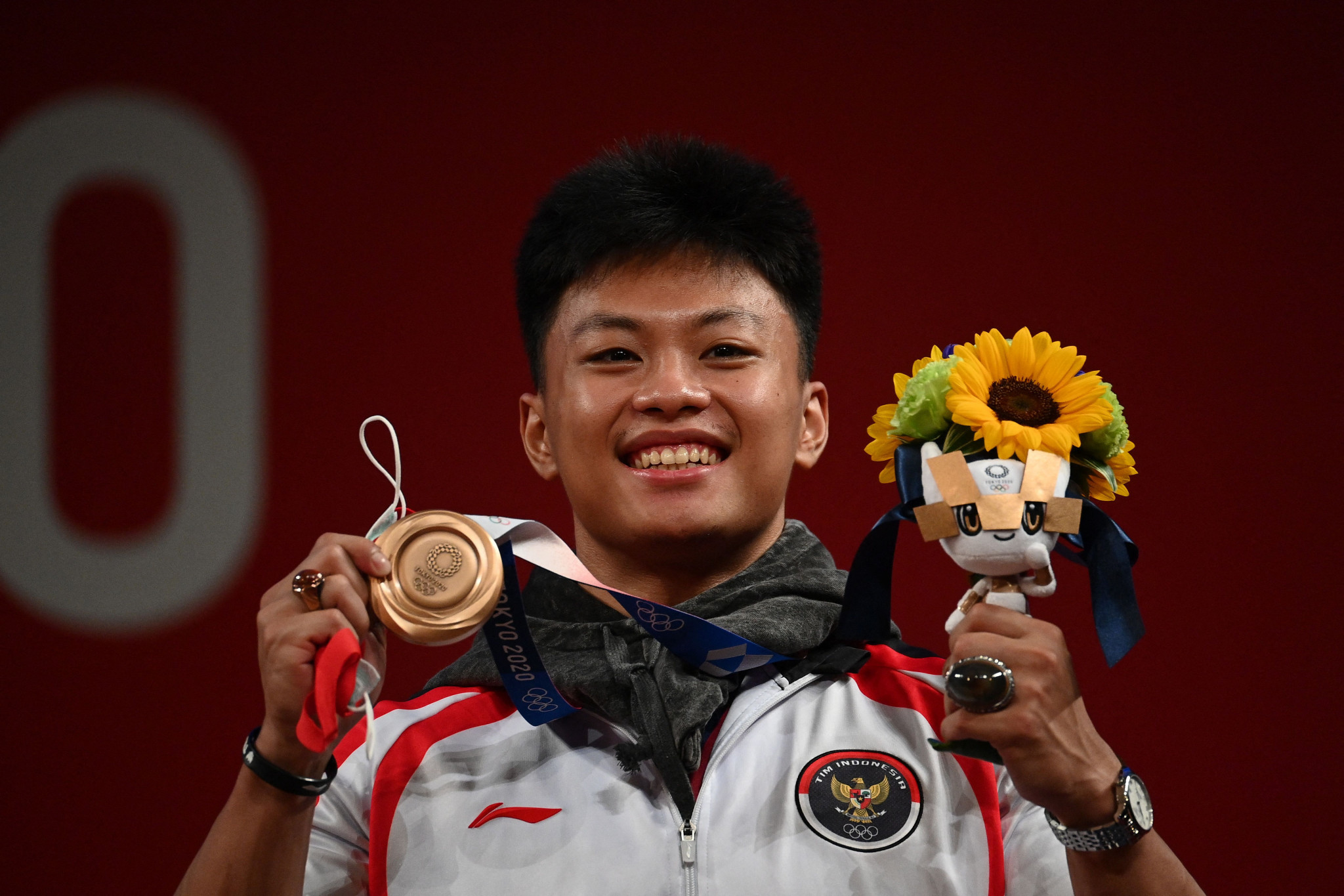 Erwin Abdullah Rahmat at the Tokyo 2020, where he won a bronze medal. GETTY IMAGES