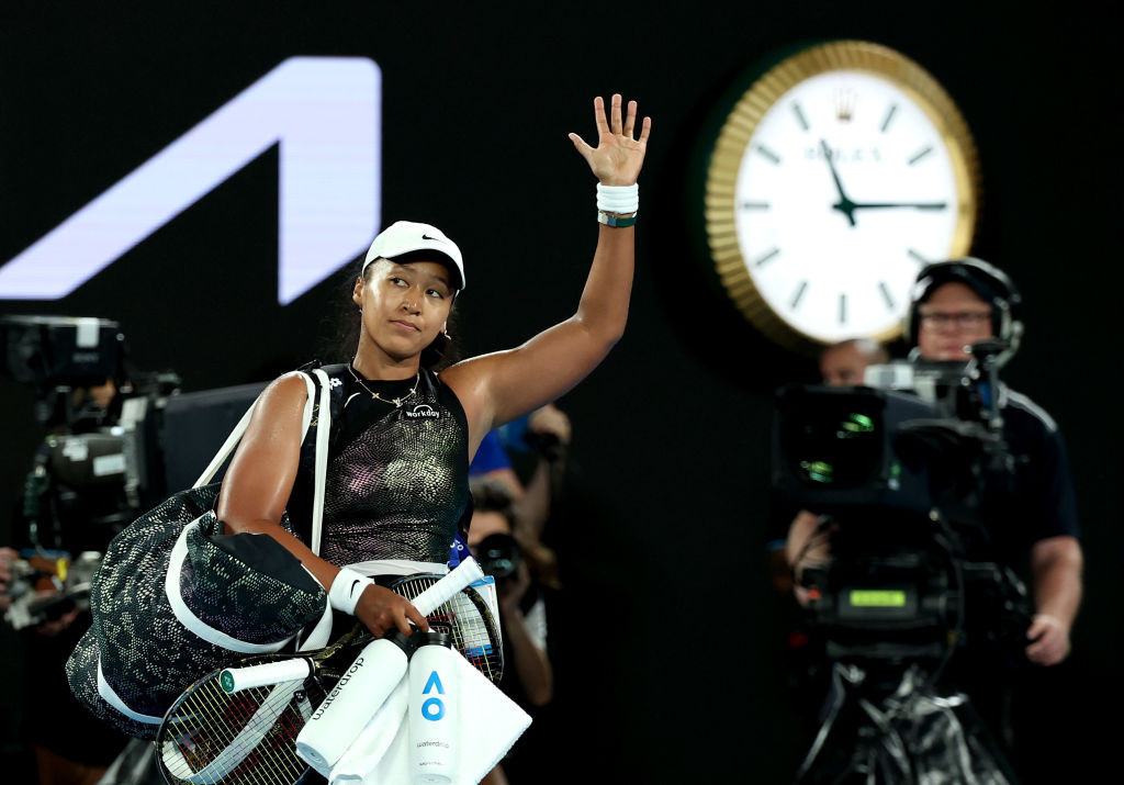 Osaka also lost in the first round of the Australian Open in January. GETTY IMAGES