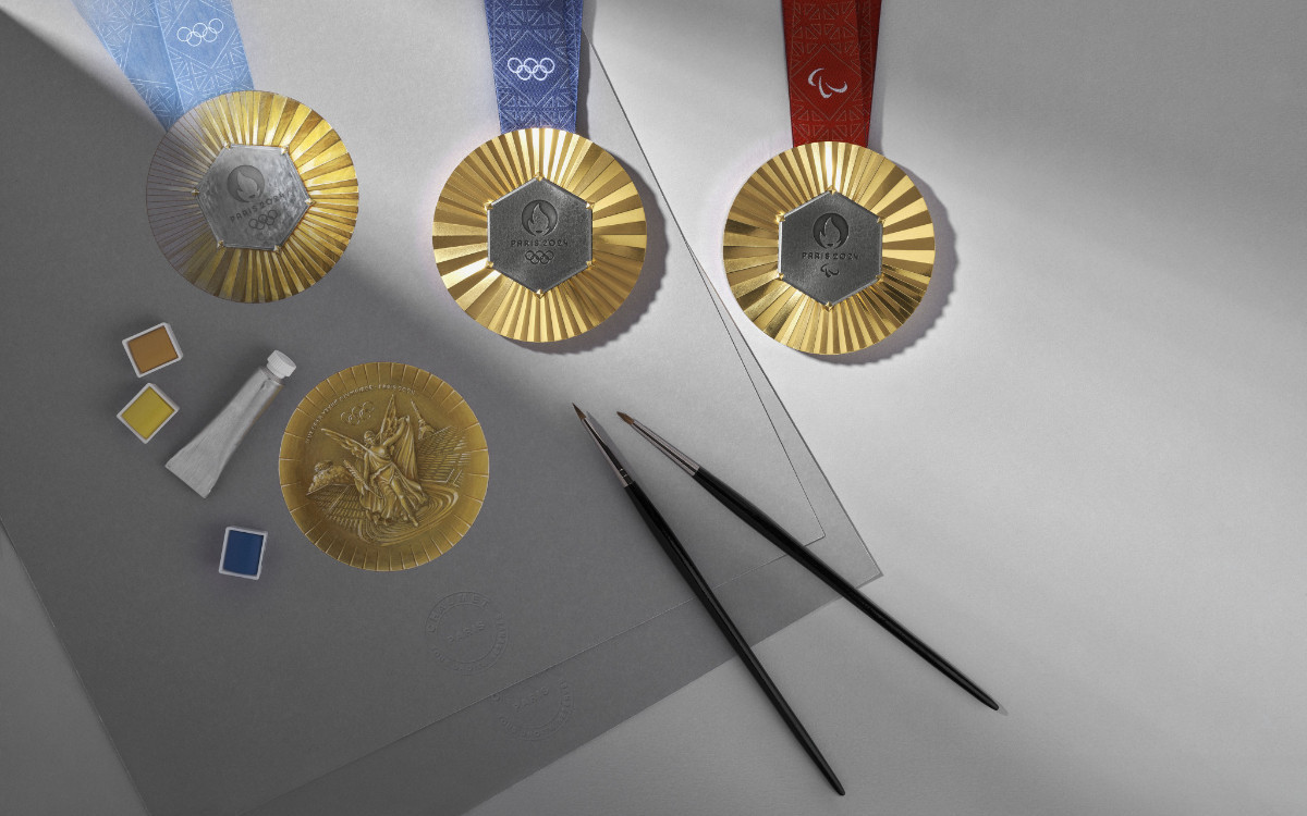 Meticulous work has been done on the 5,084 medals. PARIS 2024