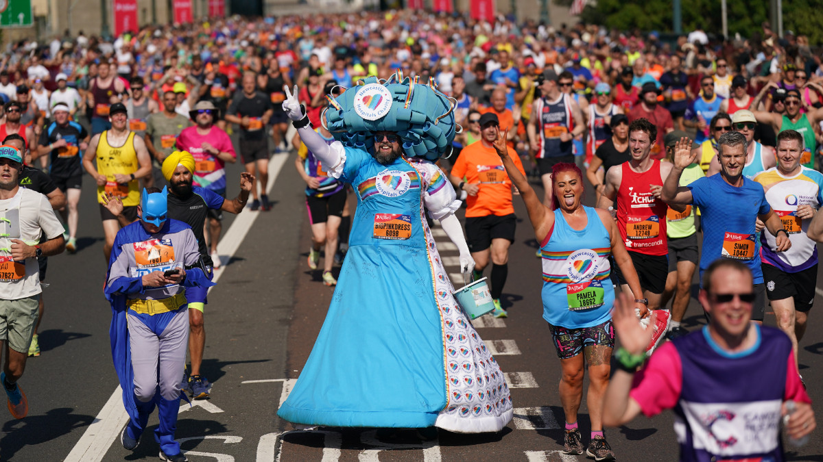 The Great North Run is one big annual party. GETTY IMAGES 