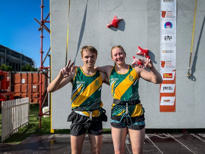 Aniya Holder and Joshua Bruyns have won a ticket to Paris 2024, placing first in the women’s and men’s Speed finals at the IFSC African Qualifier. IFSC