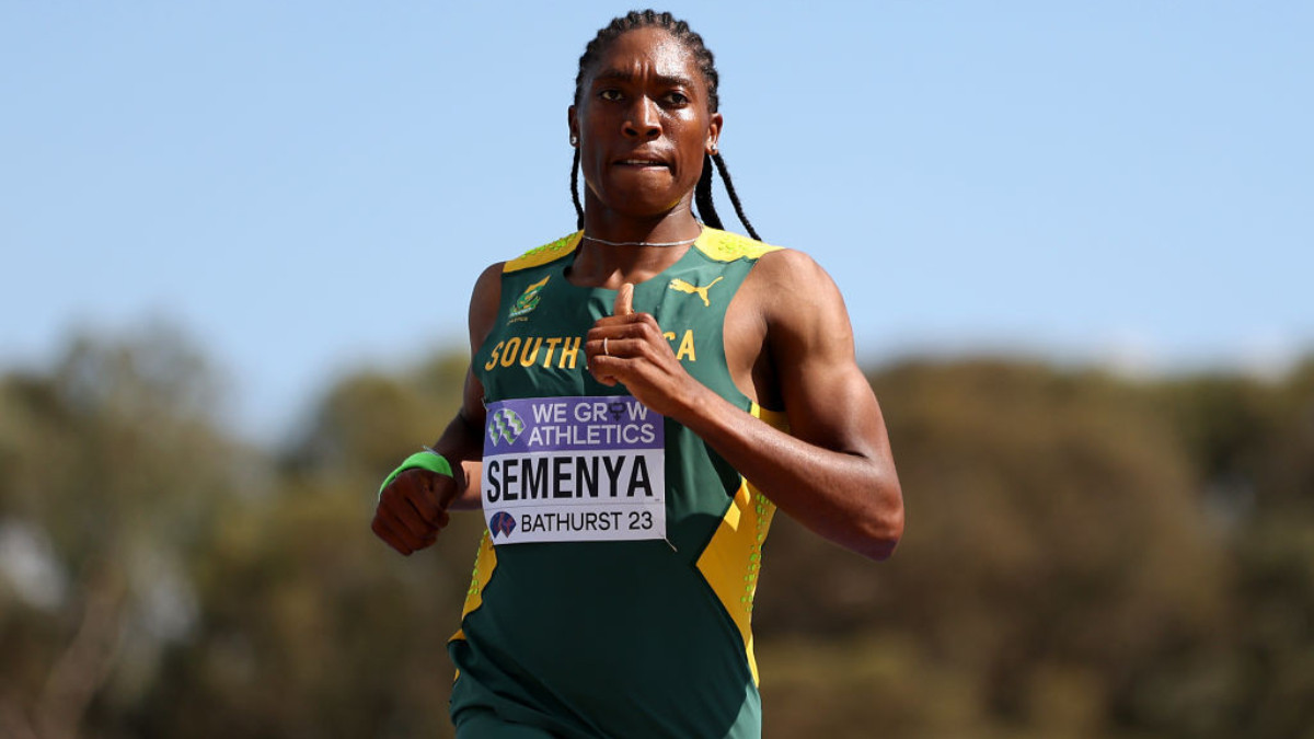 South Africa's double Olympic champion Caster Semenya. GETTY IMAGES
