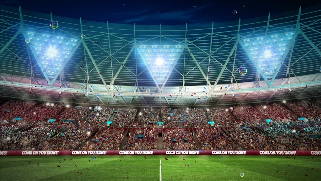Premier League club West Ham United will move from their current home at Upton Park to the Olympic Stadium on the Queen Elizabeth Park in London from the start of next season ©WHUFC